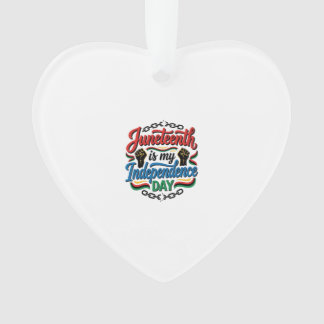 Juneteenth Onafhankelijkheidsdag Vintage Shirt Ont Ornament