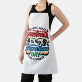 Juneteenth Onafhankelijkheidsdag Vintage Shirt Ont Schort (Insitu)