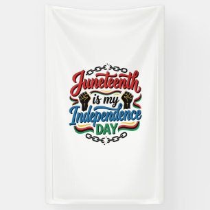 Juneteenth Onafhankelijkheidsdag Vintage Shirt Ont Spandoek