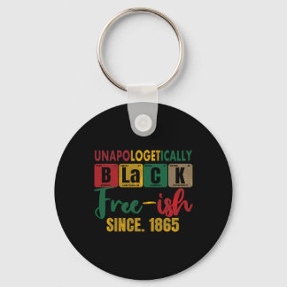 Juneteenth Ontwapend Zwart Periodiek Vrouwen M Sleutelhanger