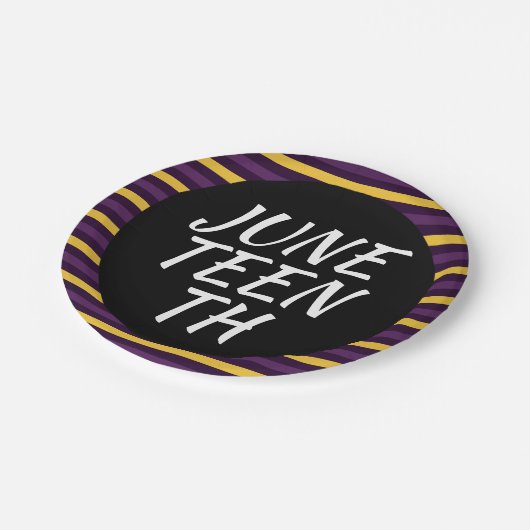 Juneteenth Paarse grens document Bord (Gekanteld)