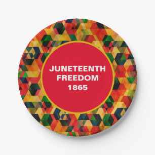 Juneteenth Paper Borden Papieren Bordje