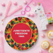 Juneteenth Paper Borden Papieren Bordje (Feest)