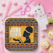 Juneteenth Paper Borden Papieren Bordje (Feest)