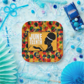 Juneteenth Paper Borden Papieren Bordje (Feest)