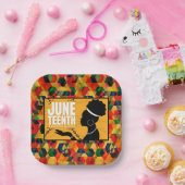 Juneteenth Paper Borden Papieren Bordje (Feest)