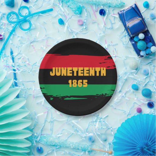 Juneteenth Papieren Bordje (Feest)