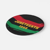 Juneteenth Papieren Bordje (Gekanteld)