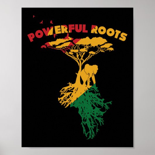 Juneteenth Party voor Pan-Afrikaanse Decor Afro Am Poster (Voorkant)