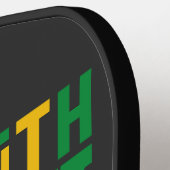 Juneteenth Prins die de Zwarte Vrijheid viert Pickleball Paddle (Links Detail)