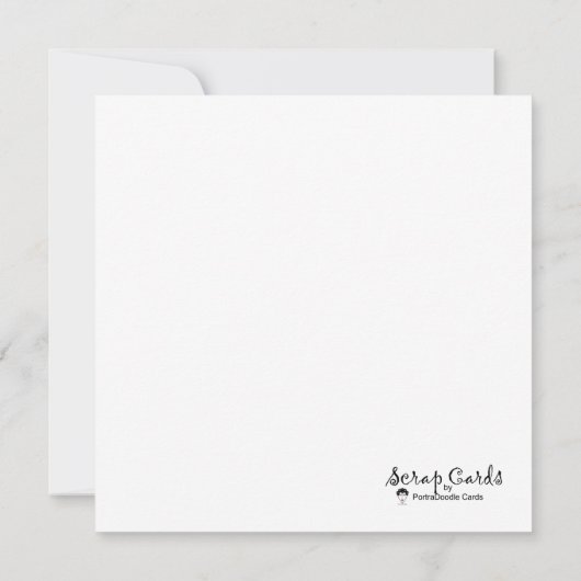 Juneteenth Queen Flat Wenskaart (Achterkant)