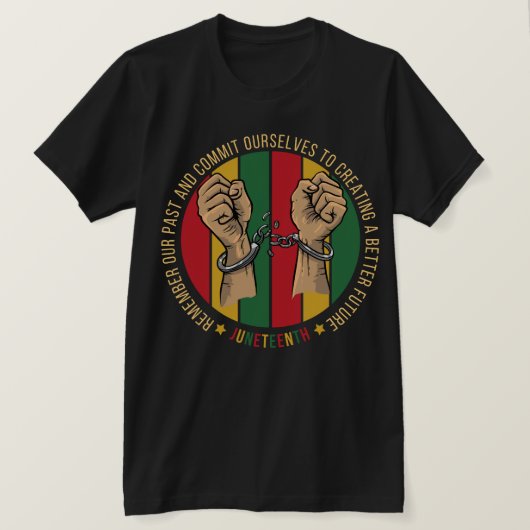 Juneteenth Quote T-shirt (Design voorkant)