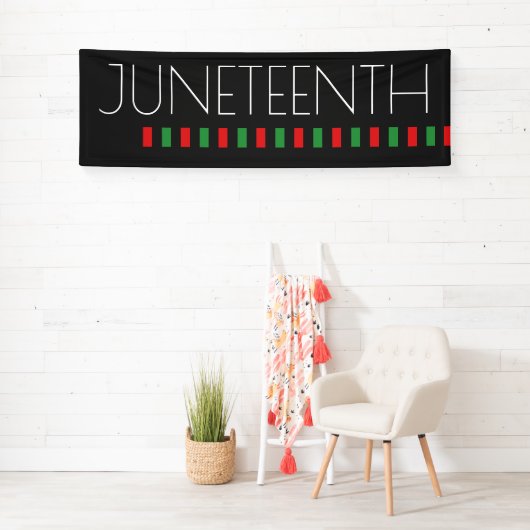 Juneteenth Red Black Freedom Celebration Spandoek (Insitu)