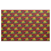 Juneteenth Red Yellow Green Black Paint Stripes Stof (Fat Quarter)