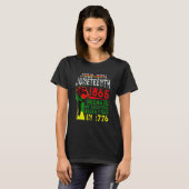 Juneteenth Retro Black History maand Mijn vooroude T-shirt (Voorkant volledig)