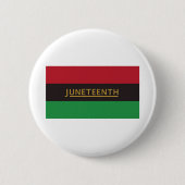juneteenth ronde button 5,7 cm (Voorkant)