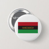 juneteenth ronde button 5,7 cm (Voorkant /achterkant)
