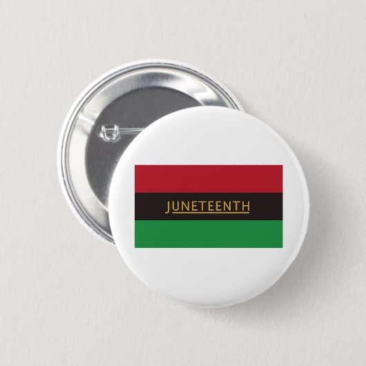 juneteenth ronde button 5,7 cm (Voorkant /achterkant)