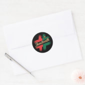 Juneteenth Ronde Sticker (Envelop)
