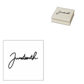 Juneteenth Rubber Stamp Rubberstempel (Gestempeld)