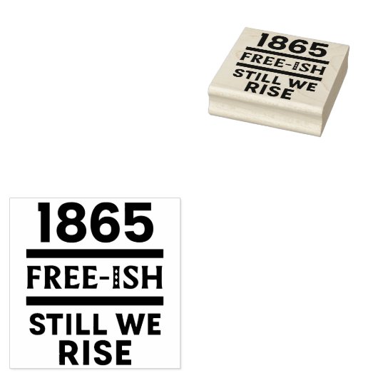 Juneteenth Rubber Stamp Rubberstempel (Gestempeld)