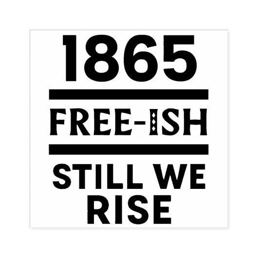 Juneteenth Rubber Stamp Rubberstempel (Afrduk)