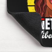 Juneteenth sfeer alleen Afro-Amerikaanse vrouwen Muismat (Hoek)