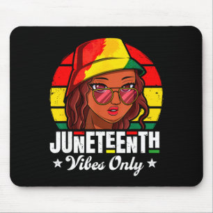 Juneteenth sfeer alleen Afro-Amerikaanse vrouwen Muismat