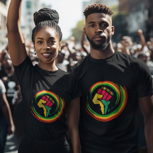 Juneteenth Shirt, Juneteenth Afro Freish T-shirt