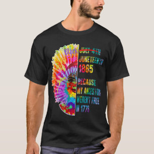 Juneteenth Shirt, zwart vrouwengeschenk, natuurlij T-shirt