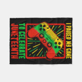 Juneteenth Shirten voor mannen Juneteenth S Kinder Fleece Deken (Voorkant (Horizontaal))