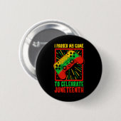 Juneteenth Shirten voor mannen Juneteenth S Kinder Ronde Button 5,7 Cm (Voorkant /achterkant)