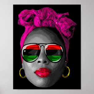 Juneteenth Shirten Vrouwen Drug Afro Doll Queen Bl Poster