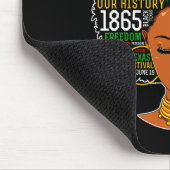 Juneteenth Shirten Vrouwen Juneteenth Afro Junetee Muismat (Hoek)