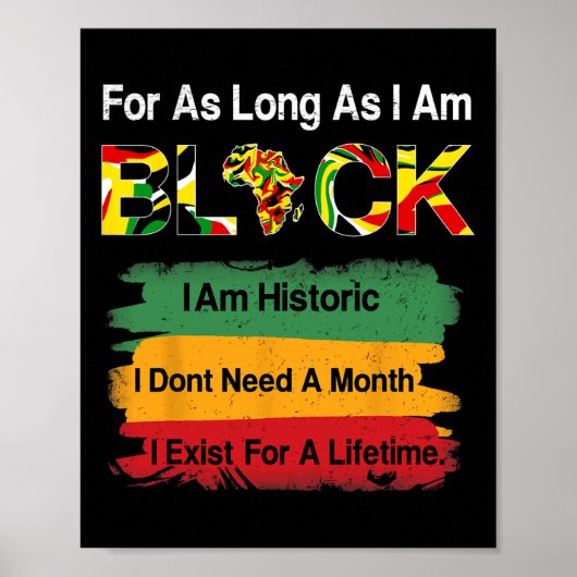 Juneteenth-shirts voor vrouwen mannen Afrikaanse k Poster (Voorkant)