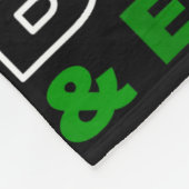 Juneteenth-shirts vrouwen zwarte geschiedenis zwar fleece deken (Hoek)