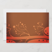 Juneteenth Sinaasappel bruin zwart Vrijheidsvierin Kaart (Achterkant)