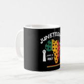 Juneteenth Sinds 19 Juni 1865 T-shirt Gratis Ish Koffiemok (Voorkant links)