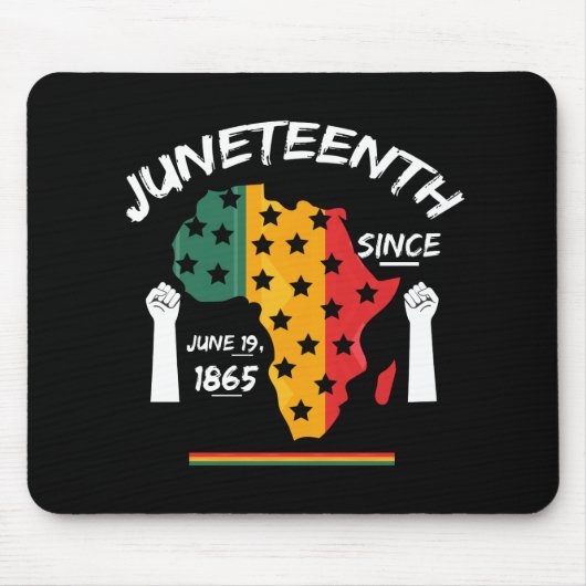 Juneteenth Sinds 19 juni 1865 T-shirt Gratis Ish Muismat (Voorkant)