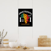 Juneteenth Sinds 19 Juni 1865 T-shirt Gratis Ish Poster (Keuken)