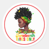 Juneteenth Stickers (Voorkant)