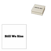 Juneteenth Still We Rise Rubber Stamp Rubberstempel (Gestempeld)