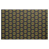Juneteenth Sunflower Red Green Yellow Material Stof (Fat Quarter)