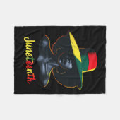Juneteenth T-shirts Dames  Fleece Deken (Voorkant (Horizontaal))