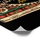 Juneteenth T-shirts Heren Dames Kinderen Stappen i Poster (Hoek)