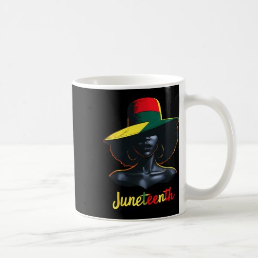 Juneteenth T-shirts voor vrouwen  Koffiemok (Rechts)