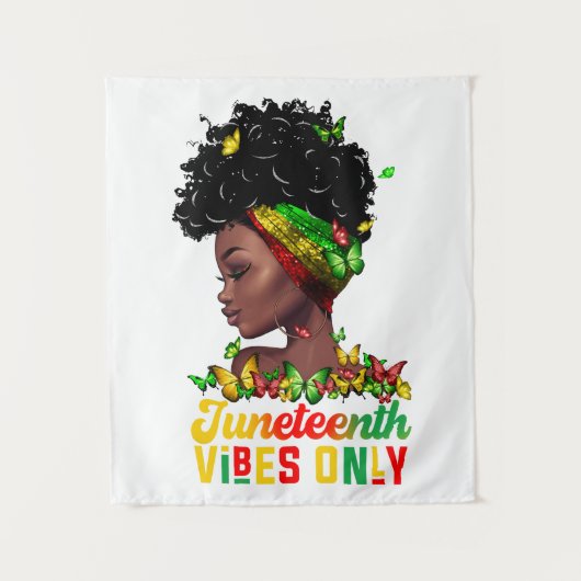Juneteenth Tapijt Wandkleed (Voorkant)