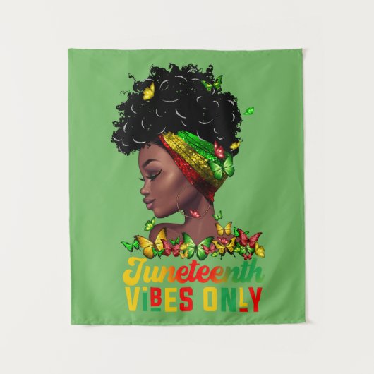 Juneteenth Tapijt Wandkleed (Voorkant)