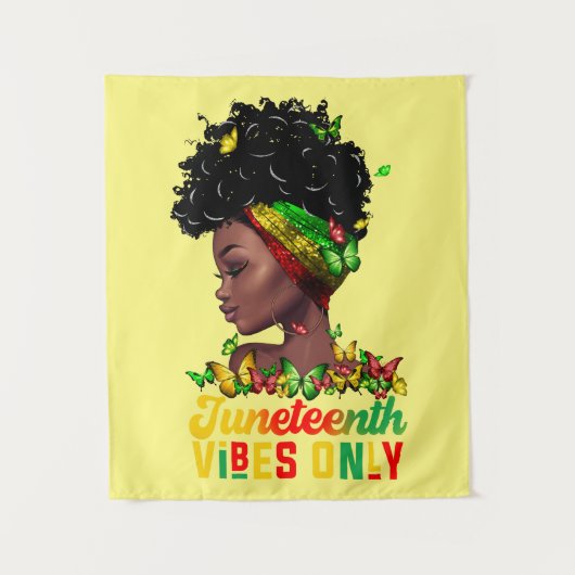 Juneteenth Tapijt Wandkleed (Voorkant)