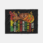 Juneteenth They Whispered To Her You Cannot Withst Fleece Deken (Voorkant (Horizontaal))